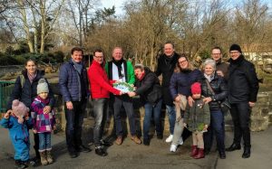 Spendenübergabe an den Dresdner Zoo und die MediClowns